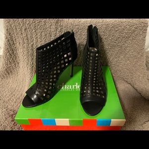 Charles by Charles David infusion caged leather bootie